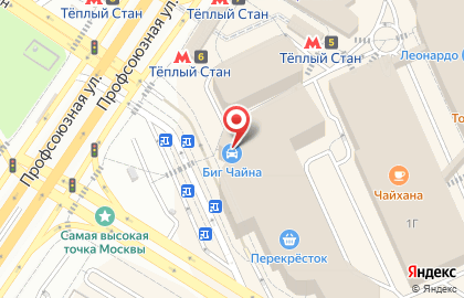 Акционерный коммерческий банк Фора-Банк на метро Тёплый стан на карте