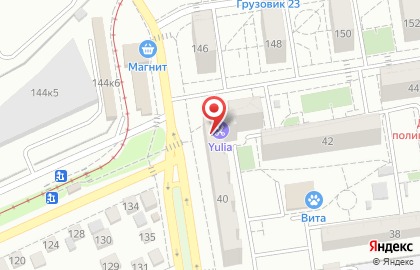 Парикмахерская Юлия на Симферопольской улице на карте