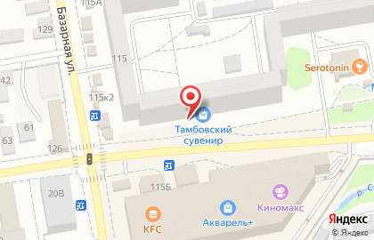 Агентство недвижимости Тамбовский жилищный центр в Тамбове на карте