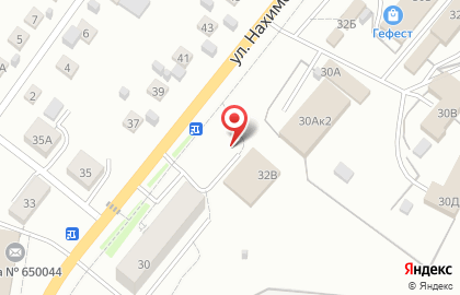 Авто на улице Нахимова на карте
