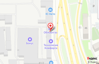 Компания Облбытгаз на карте