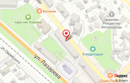 Следственный отдел в Лазаревском районе на карте