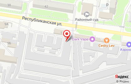Магазин стройматериалов на Республиканской улице на карте