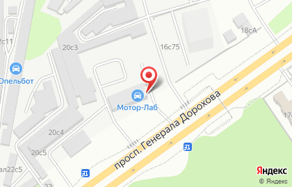 Автосервис MotorLab на карте