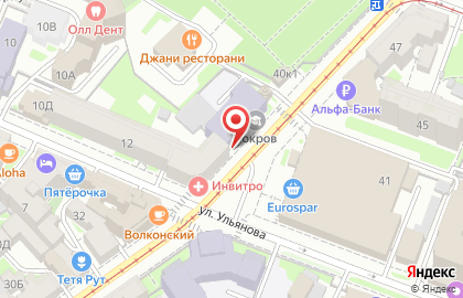 Магазин кондитерских изделий в Нижегородском районе на карте