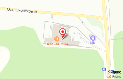 Ресторан Зелёная Роща на карте