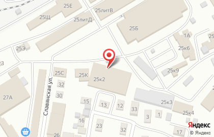 Продовольственный магазин на Рыбинской улице на карте