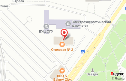 Столовая в Дзержинском районе на карте