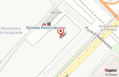 Военторг на Бульваре Рокоссовского на карте