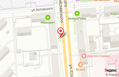 Цветочный салон Николь на улице Станиславского, 2 к 1 на карте
