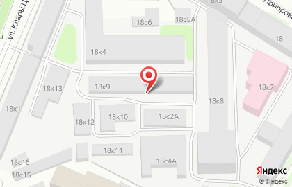 Пункт техосмотра на улице Клары Цеткин на карте