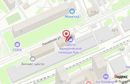 Юридическая компания Метраполь-Бизнес в Заельцовском районе на карте