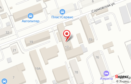 Торговая фирма ЭкоКит на Сормовской улице на карте