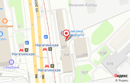 Магазин одежды и обуви Ruf Mark в Нагатино-Садовниках на карте