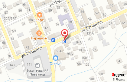 Продуктовый магазин в Ставрополе на карте