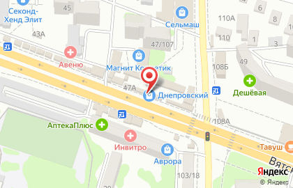 Киоск фастфудной продукции в Ростове-на-Дону на карте
