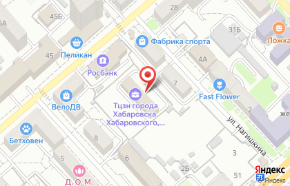 Центр занятости населения г. Хабаровска и Хабаровского района на карте