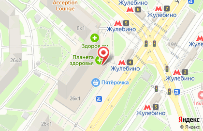 Супермаркет Пятёрочка на улице Генерала Кузнецова на карте