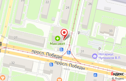 Аптечный пункт на проспекте Победы на карте