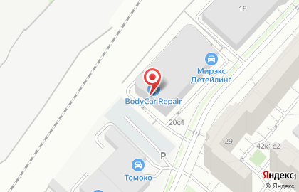 Автоцентр в Москве на карте