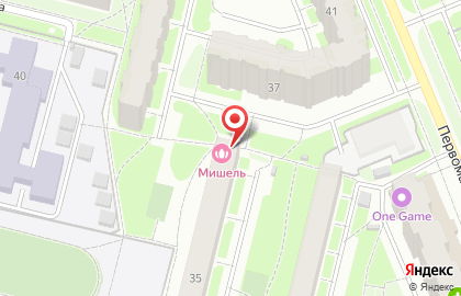 Парикмахерская Мишель на Первомайской улице на карте