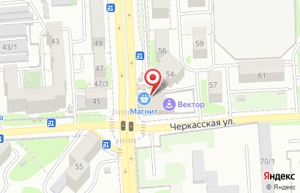Магазин белорусской косметики на Черкасской улице на карте