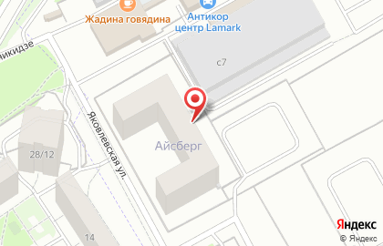 Автостоянка в Ярославле на карте