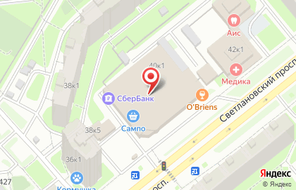 Альфа на Академической на карте
