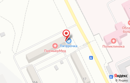 Медицинский центр ПремьерМед, медицинский центр в Челябинске на карте