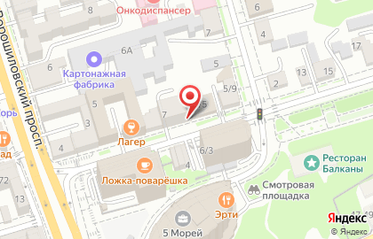 Кафе Пиросмани в Ростове-на-Дону на карте