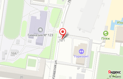 Автостоянка в Барнауле на карте