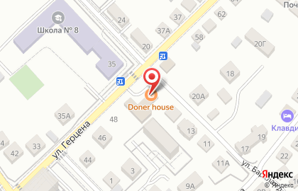Кафе быстрого питания Doner house в Ленинградском районе на карте