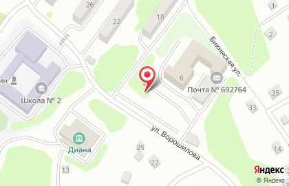 Александр на улице Ворошилова на карте