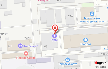 Торговая компания ЭТМ на Московской улице на карте
