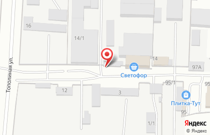 Производственная компания ХимСталь на Тополиной улице на карте