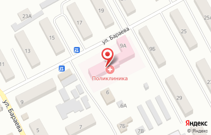 Страховая медицинская компания Капитал Медицинское Страхование на улице Бараева на карте