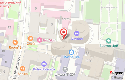 Novotel Санкт-Петербург Центр на карте