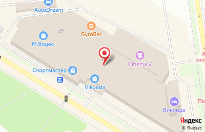 Ресторан быстрого обслуживания Макдоналдс на улице Бабушкина на карте