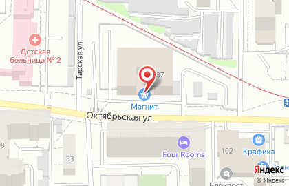 Булочная на Октябрьской улице на карте