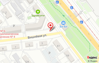 Аптека.ру на Вишнёвой улице на карте