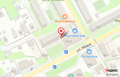 Магазин строительных материалов Стройбастер на улице Мира на карте