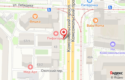 Сервисный центр itG-servis на улице Лебедева на карте