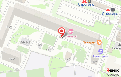 Ремонт окон и дверей Строгино на карте