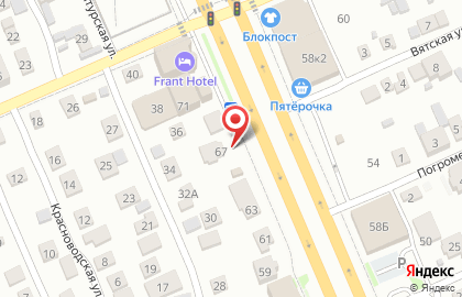 Продуктовый магазин в Волгограде на карте