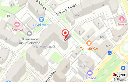 Магазин Мир саун в Ленинском районе на карте