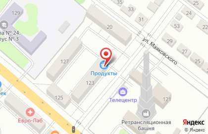 Продовольственный магазин Ник на Мичуринской улице на карте