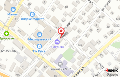 Компания по выдаче займов Микрозайм на улице Котовского на карте