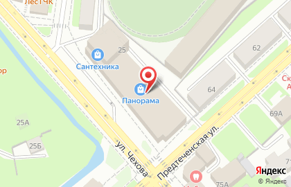 Агентство недвижимости Виктория на улице Чехова на карте