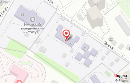 Детский сад №261 в Ижевске на карте