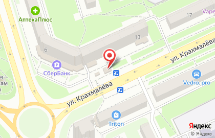 Супермаркет цифровой техники DNS в Советском районе на карте